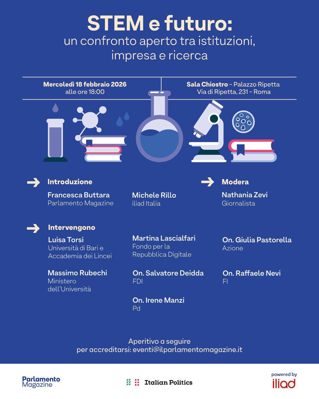 STEM e futuro: un confronto aperto tra istituzioni, impresa e ricerca